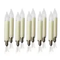 Produktbild: Ersatz-Kerzen für Weihnachtsbaum Kerzen Lichterketten innen und außen, 10 Stü...