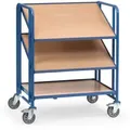 Produktbild: Fetra Eurokastenwagen Mit 3 Holzwerkstoffplatten Für Je 2 Eurokästen