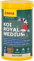 Produktbild: sera Koi Futter Royal Medium 1 l (270 g) | Hauptfutter für 12-25 cm Koi | Teichfutter frei von Farb- & Konservierungsstoffen | Leicht verdaulich & wasserfreundlich | Fischfutter Teich