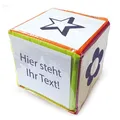 Produktbild: TimeTEX Blanko-Würfel mit Einstecktaschen 15 cm | Bewegungswürfel zum Lernen und Spielen, universell gestaltbar