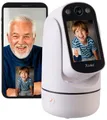 Produktbild: 7links Videotelefonie: 2in1-WLAN-Überwachungskamera & Video-Telefon, IPS-Display, Pan-Tilt (Videotelefon, Ueberwachungskamera, PC)