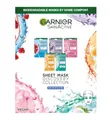 Produktbild: Garnier Tuchmasken-Set, Gesichtsmaske für Gesicht und Augen, Mit Frische- und Feuchtigkeits-Boost für verschiedene Hautbedürfnisse, SkinActive Discovery Collection, 5 Tuchmasken