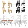 Produktbild: Esszimmerstühle 6 Stk. Stuhl Küchenstuhl Wohnzimmerstühle Stühle Kiefernholz neu