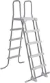 Produktbild: Intex Sicherheitsleiter 28077 Poolleiter Grau 132cm Aufstiegshilfe Schwimmbad