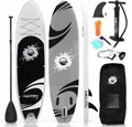 Produktbild: SereneLife Inflatable SUP-Board SereneLife SLSUPB06 Paddleboard SUP Stand-Up - 10Fuß Max. 125kg - Weiß