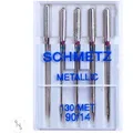 Produktbild: Schmetz Metallic-Nadeln 5er Packung Stärke 90