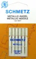 Produktbild: 5 Schmetz METALLIC Nähmaschinen Nadeln 130 MET Flachkolben Nm 90    
