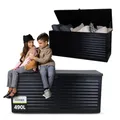 Produktbild: Grindi - Gartenbox 490 L - Auflagenbox wasserdicht Columba - Aufbewahrungsbox mit Deckel Garten - Kissenbox Outdoor wasserdicht - Balkonmöbel - Gartenmöbel - Garten Zubehör