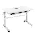 Produktbild: HOKO Kinderschreibtisch 100x60 cm höhenverstellbar 54–76 cm mit Schublade & Neigungbis 100 kg