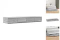 Produktbild: Bett-Schubladen Grau Sonoma 120x36,5x16,5 Cm Holzwerkstoff