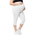 Produktbild: Merry Style Umstandsleggings Große Größen Damen 3/4 Umstandstights aus Viskose MS10-461 (1-tlg) weiß 3XL