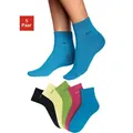 Produktbild: Kurzsocken H.I.S, Damen, Gr. 35-38, bunt, Baumwolle, Elasthan, Polyamid, uni, elastisch, Socken, mit Bündchen über dem Knöchel