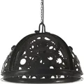 Produktbild: vidaXL Deckenlampe Industriestil Kettenrad-Design 45 cm E27 - Schwarz