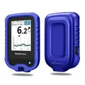 Produktbild: MEDMAX Hülle für Freestyle Libre 3/2 / Libre Reader Blutzuckermessgerät, Leichte stoßfeste Anti-Rutsch Silikon Schutzhülle Cover mit erhabener Abschrägung, Marineblau