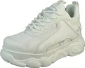 Produktbild: Buffalo CLD Chai Vegane Faux Low Platform Snekr Damen Mesh Plateauschuhe in Weiß Weiß – 3 UK - 36 EU - 6 US / White White