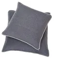 Produktbild: David Fussenegger Kissenbezug Filz mélé Dekokissen aus Baumwolle flauschig weich, 40x40 cm