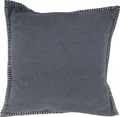 Produktbild: David Fussenegger Kissenhülle Kissenbezug Sylt Uni mausgrau 40 x 40 cm Baumwollmischung Flanell 8501/90