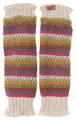 Produktbild: Guru-Shop Haussocken Wollstulpen aus Nepal, Beinstulpen mit Muster -..