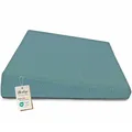 Produktbild: Herlag Keilkissen Stella 37x33x7/2cm | Ergonomisches Sitzkissen für Bürostuhl | Ergo-Sitzkeilkissen Büro & Home Office | Bürostuhlkissen für gerades Sitzen | Anti-Rutsch | Waschbar | Petrol