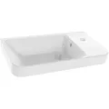 Produktbild: Fackelmann MILANO Waschbecken 55 cm aus Keramik, links, Weiß