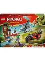 Produktbild: LEGO Ninjago 71857 Showdown am Baumhaus mit dem Ninja-Bike