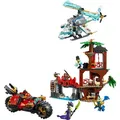 Produktbild: LEGO Ninjago Showdown am Baumhaus mit dem Ninja-Bike 71857