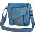 Produktbild: The Skandinavian Brand Damen Leder Schultertasche  Blue