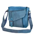 Produktbild: The Skandinavian Brand Damen Leder Schultertasche Mixed Farbsortierung 60-blau