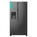 Produktbild: Gorenje NRR9185ESBXL Side by Side Kühl-Gefrierkombination/NoFrost Plus/Inverter Kompressor/Wasser- und Eiswürfelspender/SensoTech / 178,6 cm/Kühlteil 376 l/Gefrierteil 190 l/Schwarz
