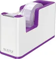 Produktbild: LEITZ Tischabroller WOW Duo Colour, bestückt, violett mit zweifarbigem WOW Effekt in weiß / violett, - 1 Stück (5364-10-62)