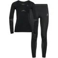 Produktbild: Odlo Thermounterwäsche Damen Fundamentals Performance Warm I Funktionsshirt Langarm und Thermo Leggings I Warme Skiunterwäsche