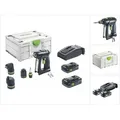 Produktbild: Festool C 18 HPC 4,0 l-Set Akku Bohrschrauber 18 V 45 Nm Brushless ( 576992 ) + 2x Akku 4,0 Ah + Ladegerät + Exzentervorsatz + Winkelvorsatz +