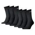 Produktbild: PUMA Sportsocken Crew Sock 6er Pack – Verstärkte Ferse, flache Naht – Unisex für Damen & Herren Schwarz 43-46