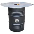 Produktbild: Komplettset Feuertonne Feuerplatte 100cm Grilltonne Plancha Feuerkorb Abstandshalter Set