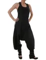 Produktbild: Vishes Latzhose Damen Sommer Hose Haremshose Overall Baumwolle bequem zu tragen, Hippie, Goa, einfarbig