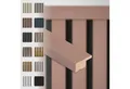 Produktbild: Hexim Wanddekoobjekt APA03 (Abschlussleiste 275x2,7cm passend für unsere Akustikpaneele - flexible Lamellenwand Holz MDF Wandpanelee Lamellenverkleidung Wandverkleidung (1 Abschlussleiste Mauve - APA03)