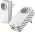 Produktbild: Hama Powerline 600 Mbps Set 'Socket' weiß, 128-Bit AES