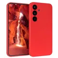 Produktbild: Handyhülle für Samsung Galaxy S25 Silikon Back Cover TPU Schutz Handy Case Rot