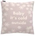 Produktbild: DAVID FUSSENEGGER Kissenhülle Silvretta 'Baby it's cold outside' 50 x 50 cm Hellviola