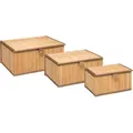 Produktbild: 3 bambus-aufbewahrungsboxen - 5 five simply smart - Beige