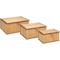 Produktbild: 5five Simply Smart - 3 Bambus-aufbewahrungsboxen - 5five