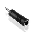 Produktbild: Adapter 6,3mm Klinke Kupplung Buchse Stereo auf 3,5mm Kopfhörer Stecker Mono