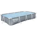 Produktbild: Steel ProTM Frame Pool ohne Pumpe 366 x 201 x 66 cm, Blattform-Design, eckig