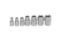 Produktbild: BGS Stecknüsse BGS Steckschlüssel-Einsatz-Satz E-Profil Antrieb Innenvierkant 6,3 mm