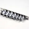 Produktbild: Steckschlüssel-Satz E-Profil Außen Torx Nüsse SW E6 - E16, Antrieb 1/4