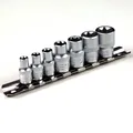 Produktbild: BGS Steckschlüssel-Satz E-Profil Außen Torx Nüsse SW E6-E16, Antrieb 1/4