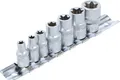 Produktbild: BGS Steckschlüsseleinsätze TORX E-Profil E6-7-8-10-12-14-16m Nüsse Torxnuss Nuß