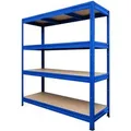 Produktbild: KARAT Weitspannregal Schwerlastregal Blau Traglast 1500 kg 177 x 160 x 60 cm
