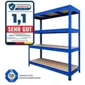 Produktbild: KARAT Weitspannregal - Traglast bis zu 1600 kg - Für Keller & Werkstatt - 177 x 160 x 60 cm - Blau