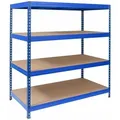 Produktbild: Weitspannregal Blau 177 X 160 X 60 Cm